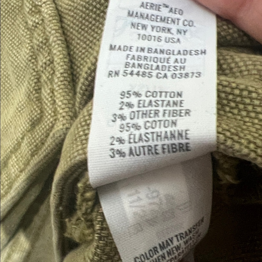 Aerie OFFLINE Sleeveless Utility Military Cargo Snaps Jacket Vest Olive size XS - Picture 6 of 10